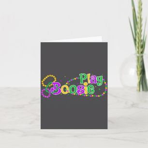 Play Boosie Beads Mardi Gras Carnival Louisiana Ne Card