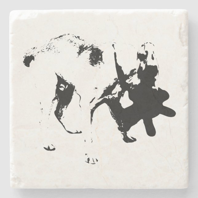 Play Break Lab – Lively Sketch Stone Coaster (Front)