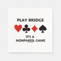 Play Bridge It's A Nonpareil Game Four Card Suits
