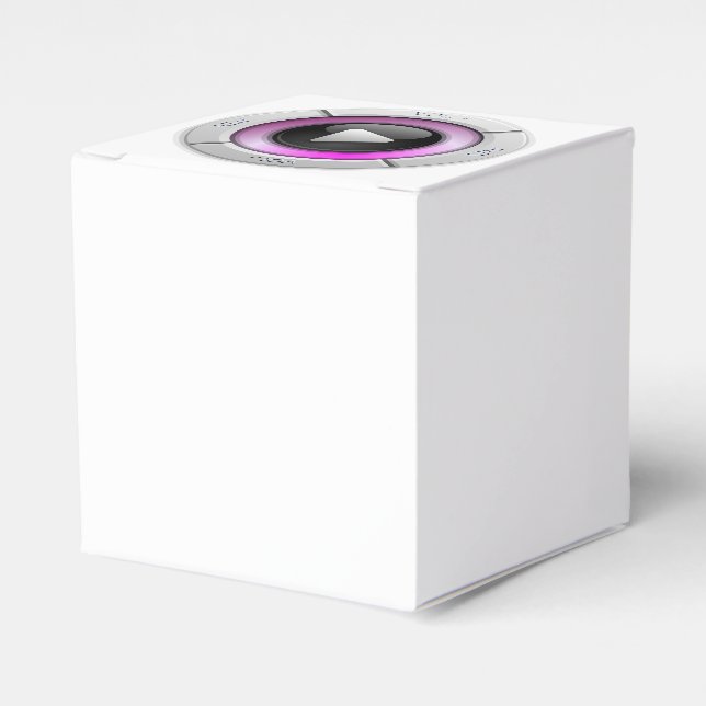 Play Button Favour Box (Front Side)