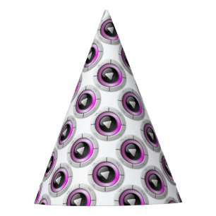 Play Button Party Hat