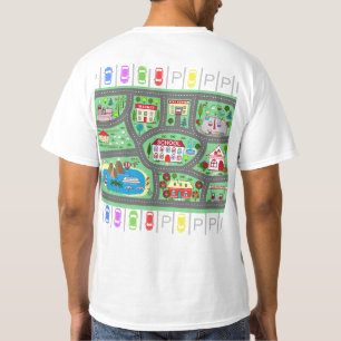 Play Car Race on Dad's Back T-Shirt