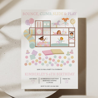 Play Center Birthday Party Invitation
