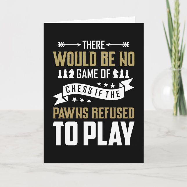 Play chess card (Front)