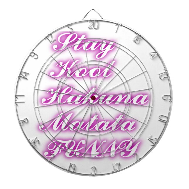 Play Cool Hakuna Matata .png Dartboard (Front)