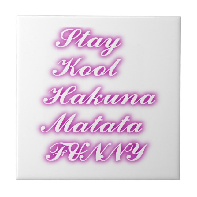 Play Cool Hakuna Matata .png Tile (Front)