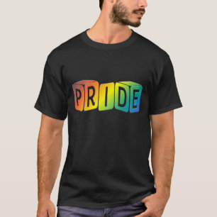 Play cubes Rainbow design Pride Baby T-Shirt