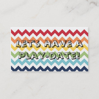 Play-date Cards