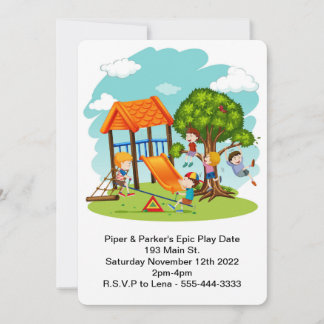 Play Date  Invitation