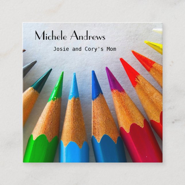 Play Date Mum Card Cards Colour Text (Front)