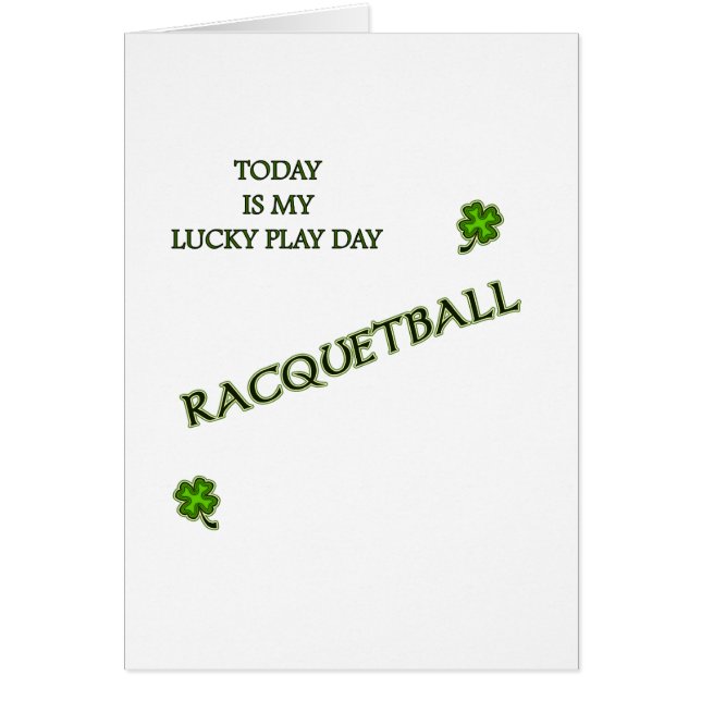 Play Day Racquetball (Front)