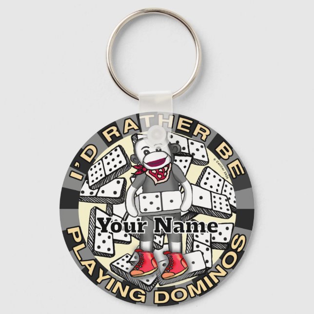 Play Dominos Key Ring (Front)