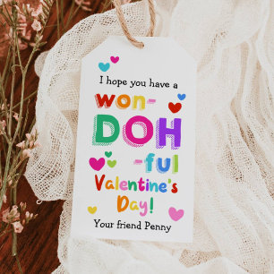 Play Dough Valentine's Day Gift Tag