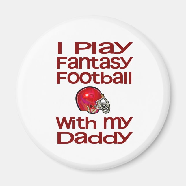Play Fantasy Football with Daddy Magnet (Front)