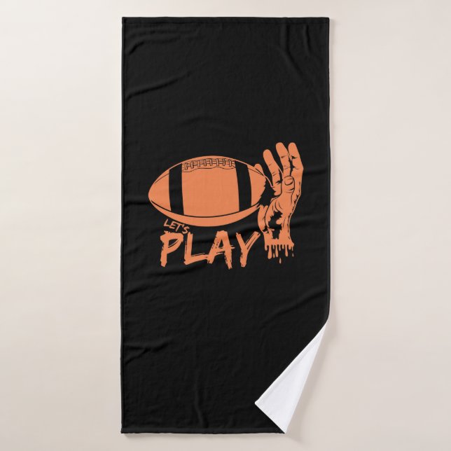 Play Football Bath Towel (Bath Towel)