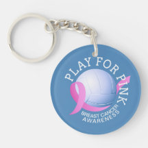 Play For Pink Breast Cancer Awareness | Keychain