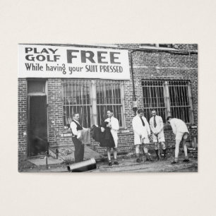 Play Golf Free (While Having Your Suit Pressed)