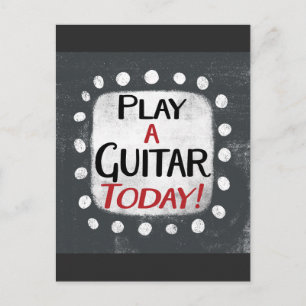 Play Guitar Today Postcard