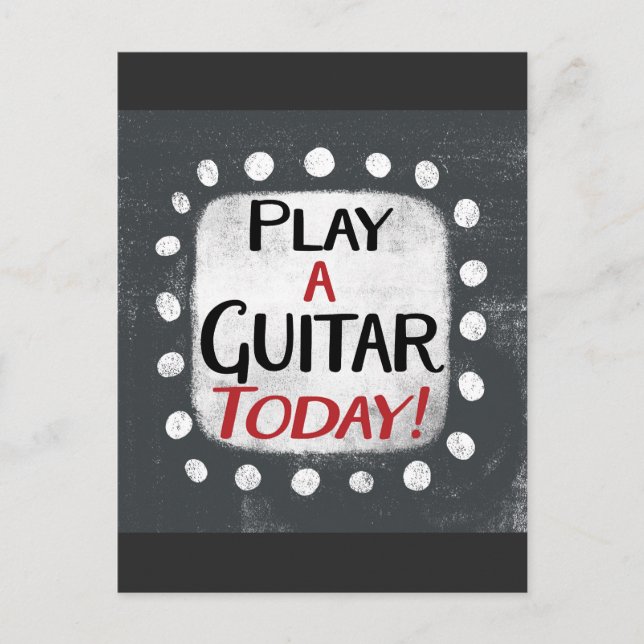 Play Guitar Today Postcard (Front)
