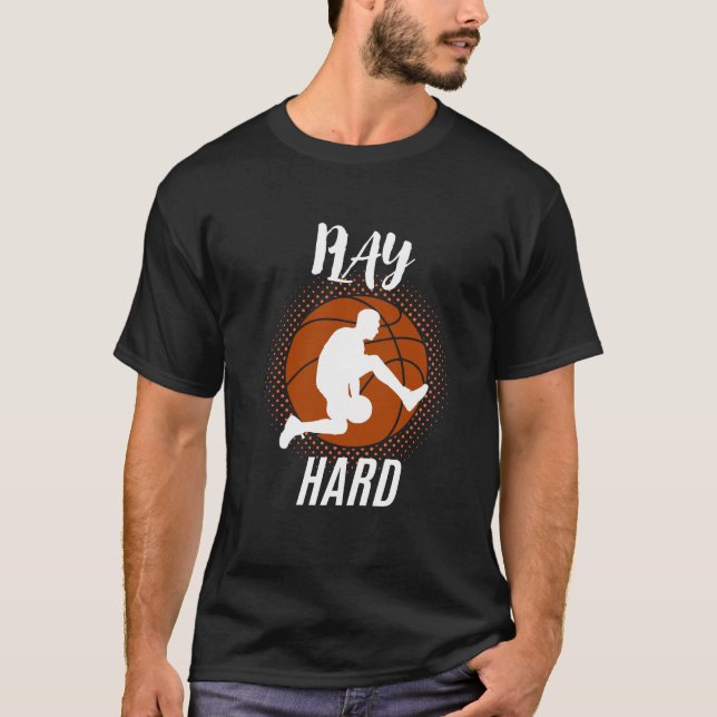 Play Hard-Perfect Birthday Gift for Football Lover T-Shirt (Front)