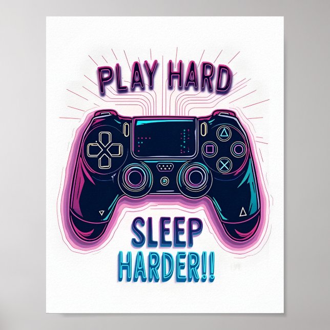 Play Hard Sleep Harder     Poster (Front)
