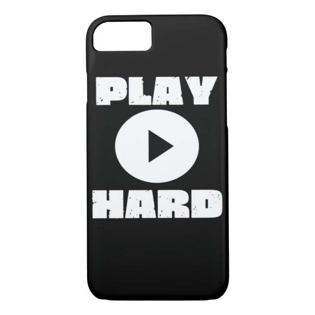 Play Hard Tri-Blend Case-Mate iPhone Case (Back)