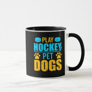 Play Hockey Pet Dogs Mug