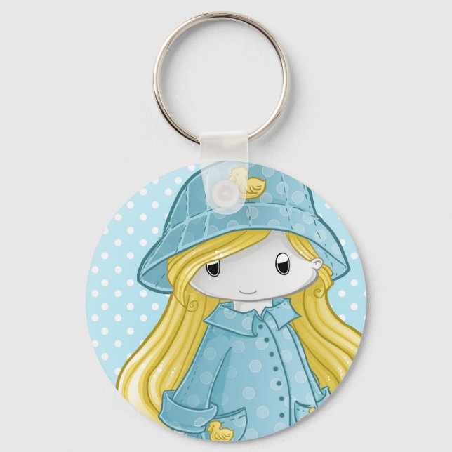 Play in the rain key ring (Front)