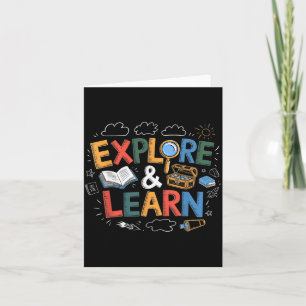 Play Is Learning Explore And Learn Preschool Teach Card