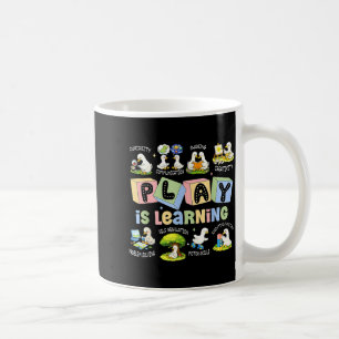 Play is learning silly goose kindergarten coffee mug