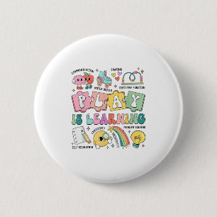 Play Is Learning Sped Teacher Appreciation 6 Cm Round Badge