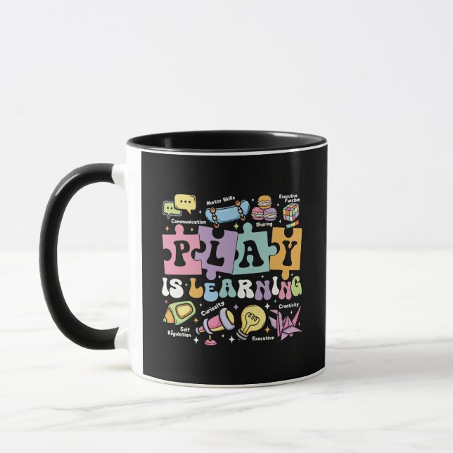 Play Is Learning Teacher & Child Development Mug (Left)