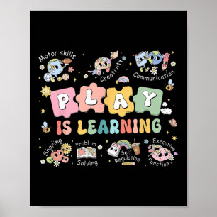 Play Is Learning Teacher Student First Day Back To Poster