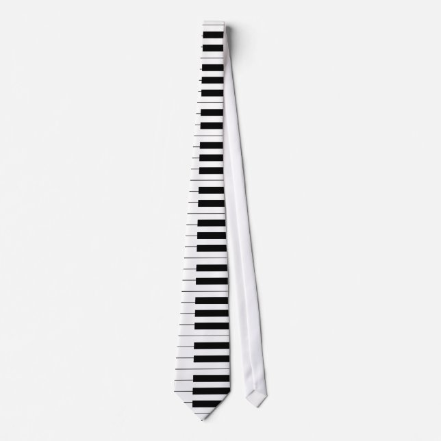 PLAY IT AGAIN, SAM! (piano keyboard design 2) ~ Tie (Front)