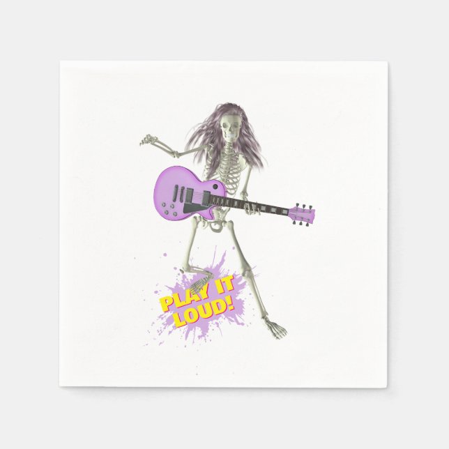 Play It Loud!  Napkin (Front)