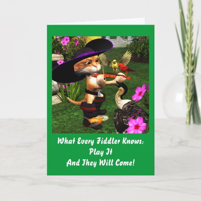 Play It & They Will Come Birthday Card (Front)