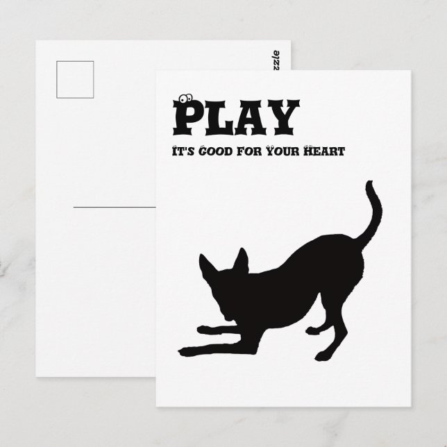 Play: It's Good for You Postcard (Front/Back)