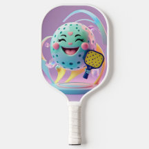 Play. Laugh. Win! – Minimal Kawaii Pickleball Padd