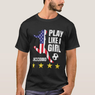 Play Like A Girl Usa United States Women'S 2019 Gi T-Shirt