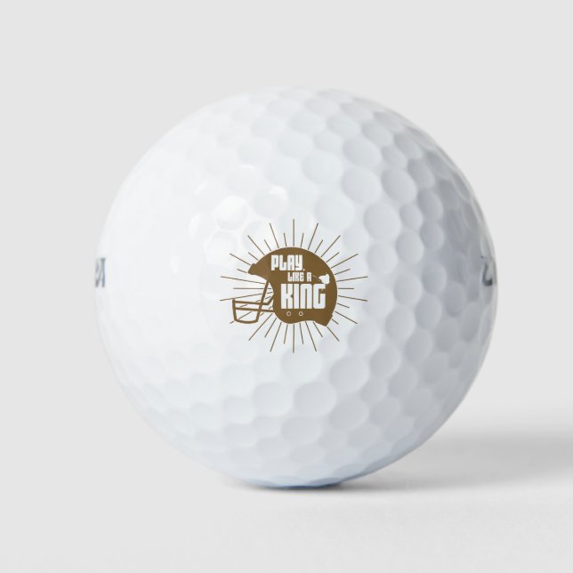 Play Like king Golf Balls (Front)