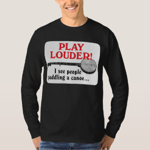 Play Louder Men's dark long aleeve T-Shirt