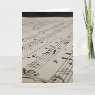 Play Me A Song Greeting Card