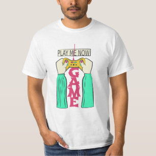 Play Me Now – Retro Gaming Controller Design T-Shirt
