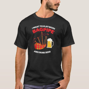 Play More Bagpipe And Drink Beer Bagpipes Pullover