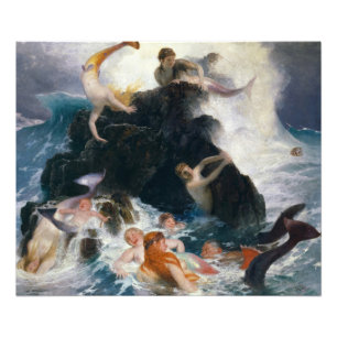 Play of the Nereides, 1886 by Arnold Bocklin Photo Print