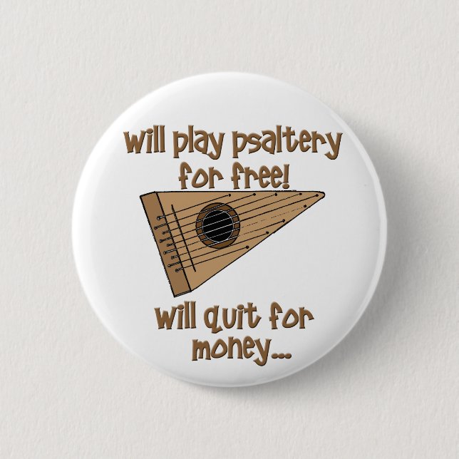 Play Psaltery For Free 6 Cm Round Badge (Front)