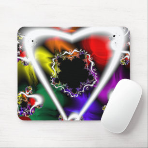 Play Rainbow Fractal Art Mouse Pad