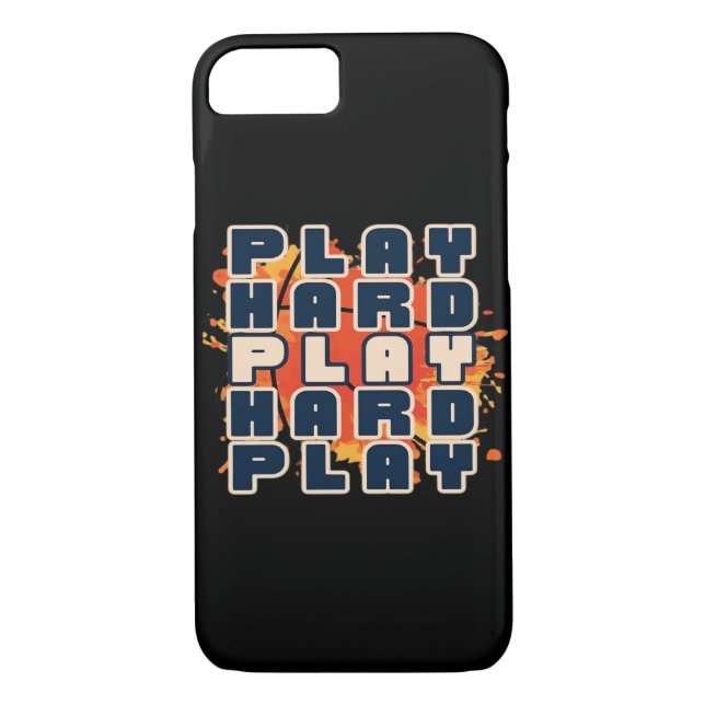 Play so Hard - Motivational Essential Case-Mate iPhone Case (Back)