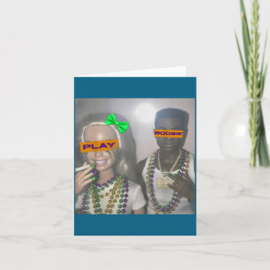 Play some boosie mardi gras beads new orleans card