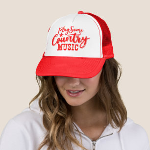 PLAY SOME COUNTRY MUSIC TRUCKER HAT